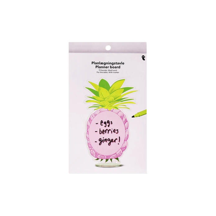 Flying Tiger Copenhagen Pembe Ananas Şeklinde Masaüstü Tahtası