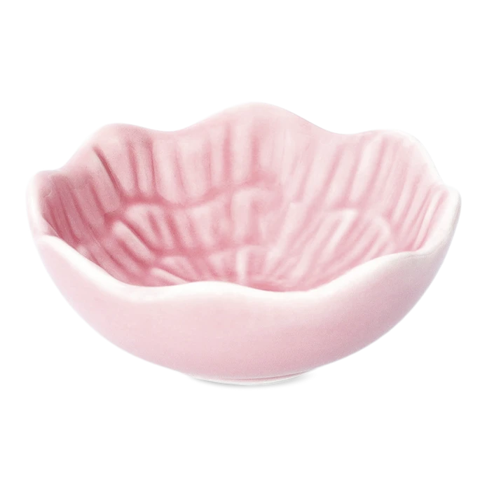 Flying Tiger Copenhagen Küçük Pembe Çiçek Şeklinde Seramik Kase