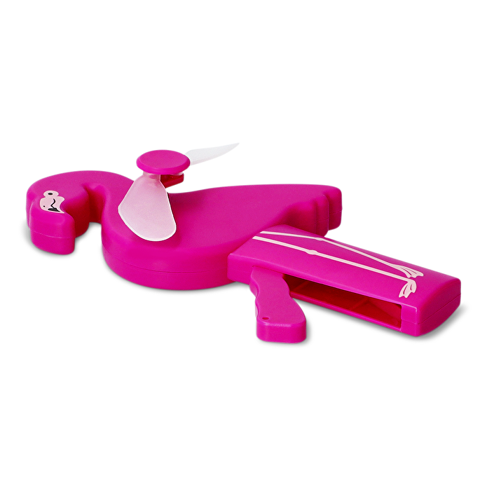 Flying Tiger Copenhagen Pembe Filamingo Şeklinde El Vantilatörü