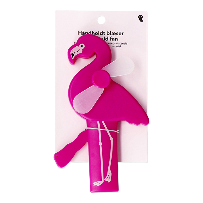 Flying Tiger Copenhagen Pembe Filamingo Şeklinde El Vantilatörü