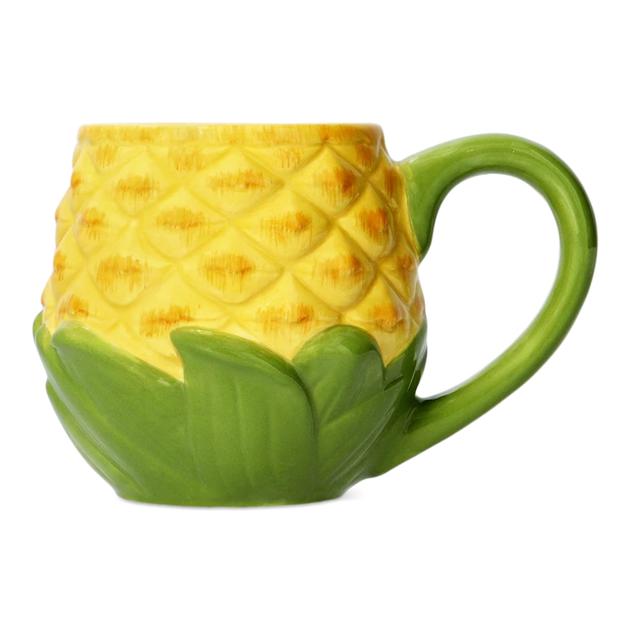 Flying Tiger Copenhagen Ananas Şeklinde Turuncu Seramik Kupa