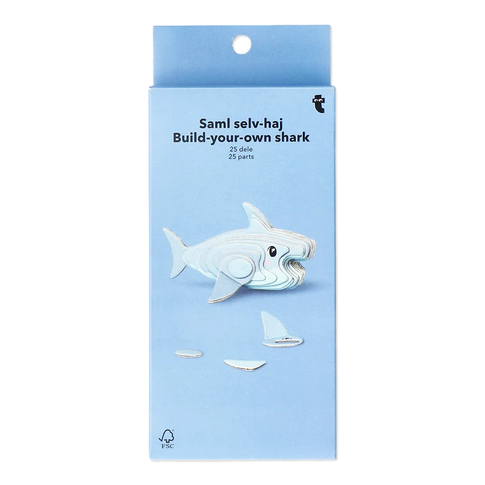 Flying Tiger Copenhagen Kendin Yap 3D Köpek Balığı Kiti