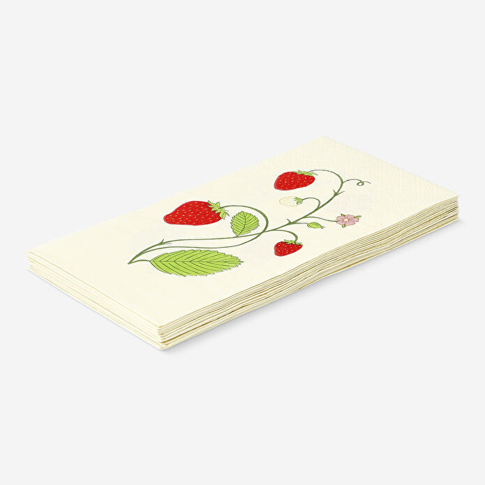 Flying Tiger Copenhagen 16'lı Çilek Desenli Kokteyl Peçetesi