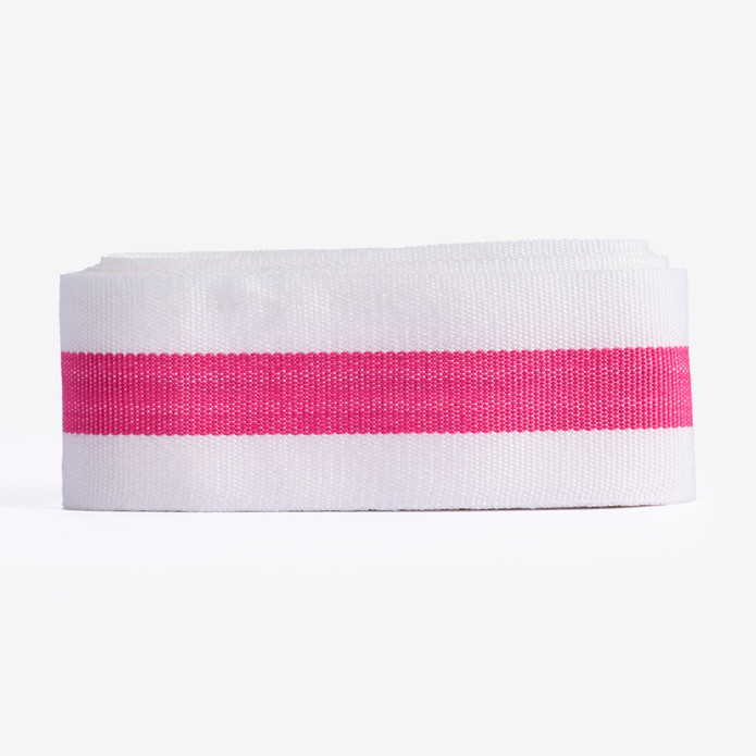 Flying Tiger Copenhagen Pembe Beyaz Çizgili Pamuk Kurdele 300 cm