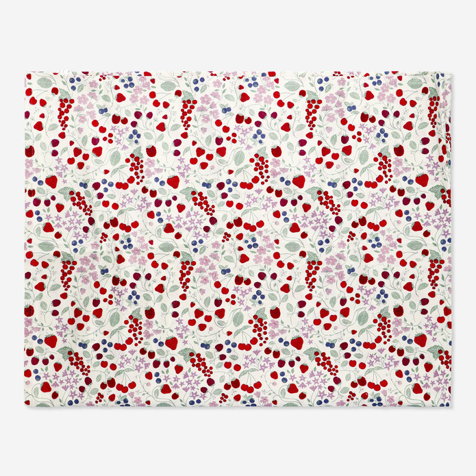 Flying Tiger Copenhagen Çilek Desenli Pamuklu Masa Örtüsü 140 cm x 220 cm