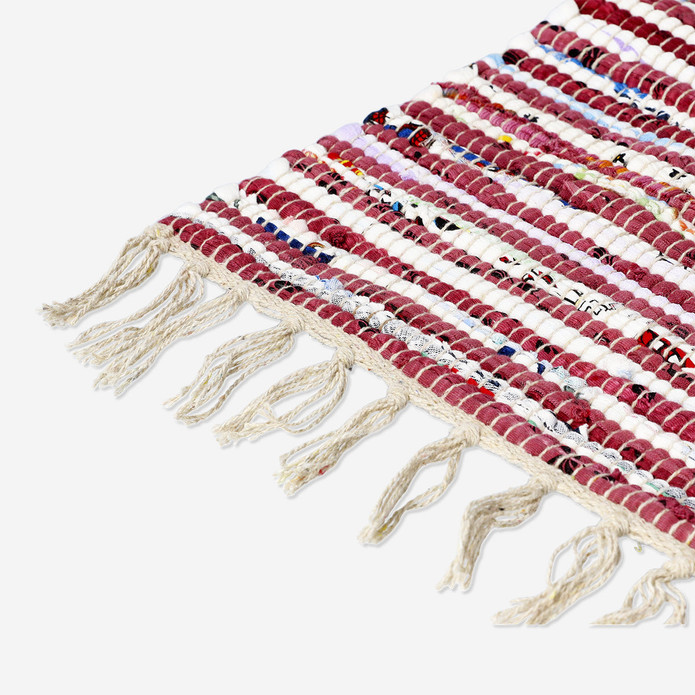 Flying Tiger Copenhagen Çizgili Pamuk Kilim 40 cm x 60 cm
