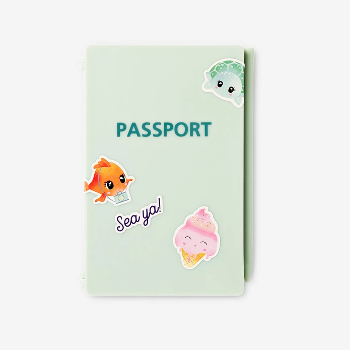 Flying Tiger Copenhagen Pasaport Şeklinde Stickerlı LCD Çizim Tahtası
