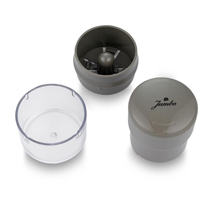 Jumbo Smart Grey Hazneli Sarımsak Ezici