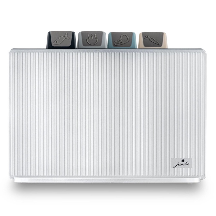 Jumbo Smart Grey Standlı 4'lü Kesme Tahtası Seti