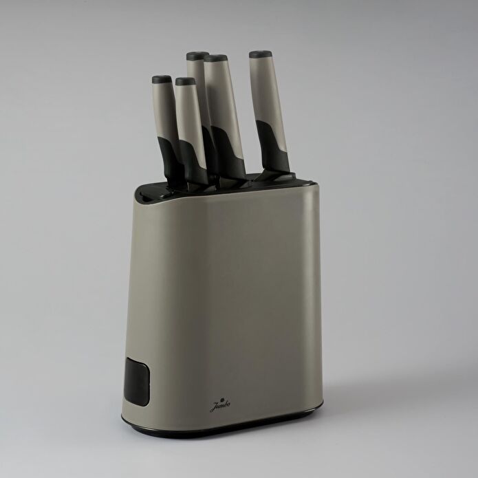 Jumbo Smart Grey Standlı 5'li Bıçak Seti