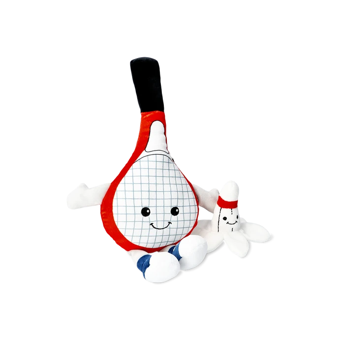 Flying Tiger Copenhagen Beyaz Peluş Badminton Oyuncağı