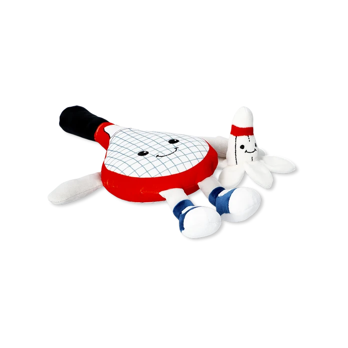 Flying Tiger Copenhagen Beyaz Peluş Badminton Oyuncağı