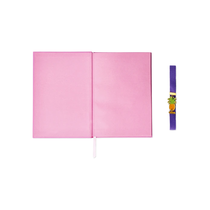 Flying Tiger Copenhagen Ananas Detaylı Pembe Defter