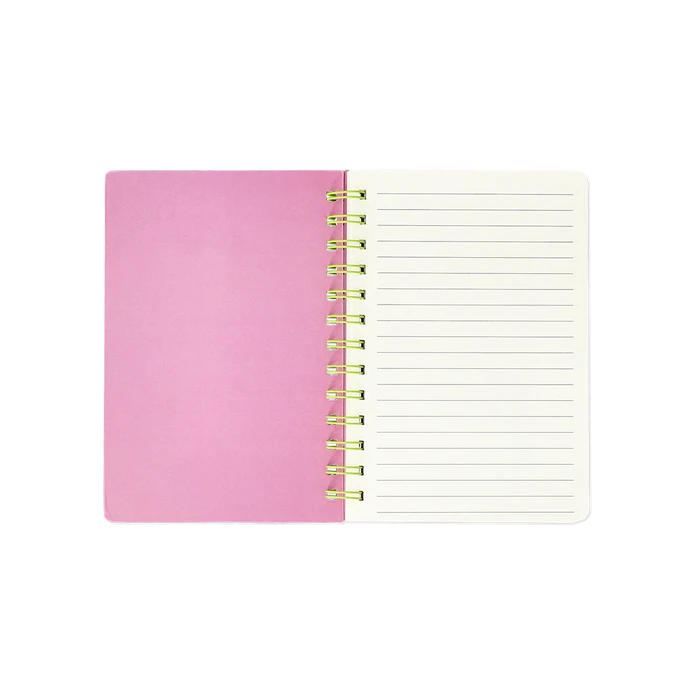 Flying Tiger Copenhagen Hesap Makineli Spiralli Pembe Defter