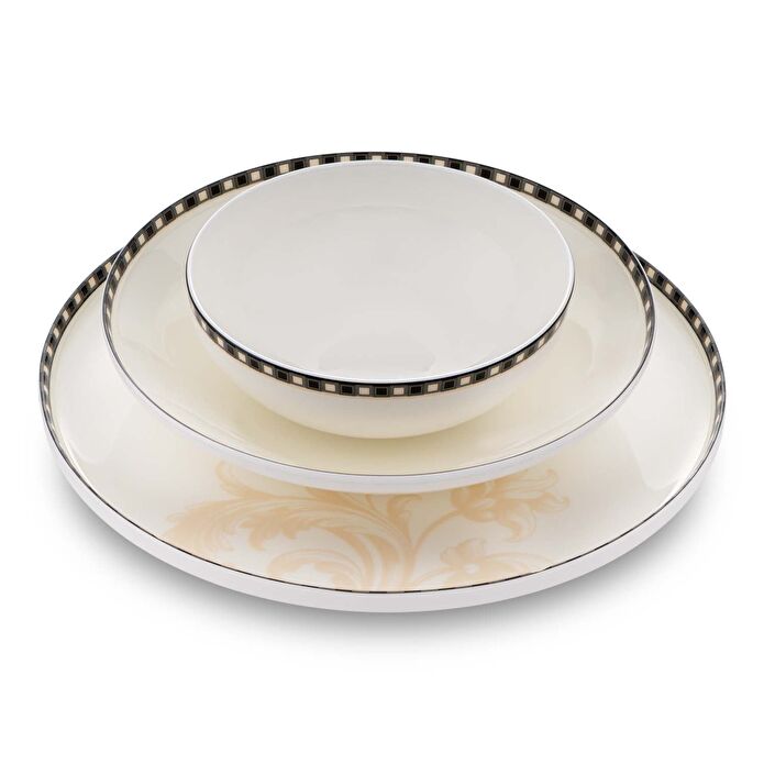 Jumbo New Baroque 24 Parça 6 Kişilik Yemek Takımı