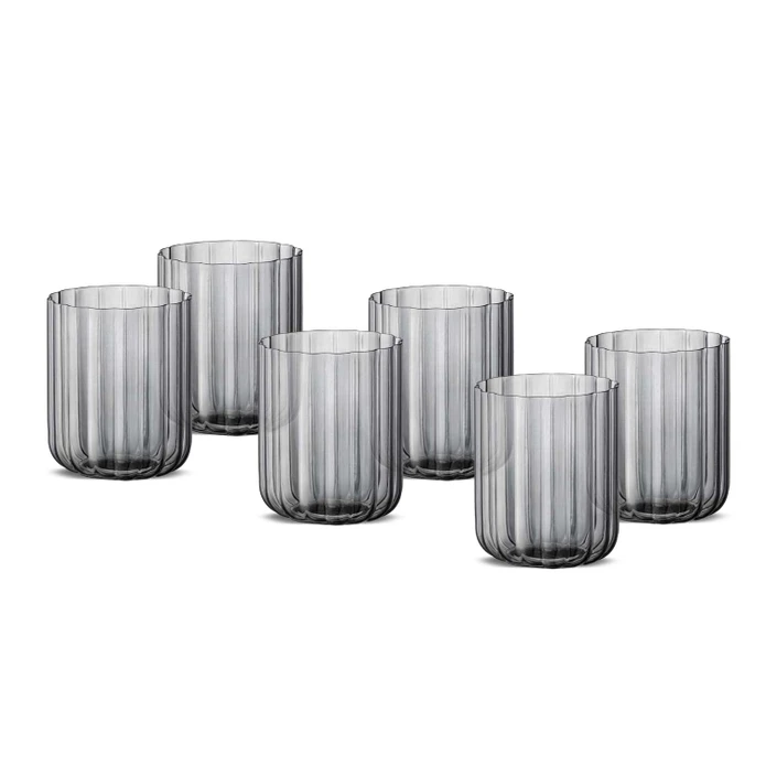 Jumbo Foggy Grey 6'lı Su Bardağı