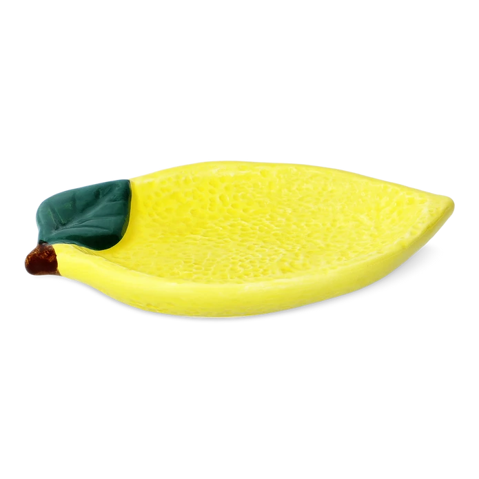 Flying Tiger Copenhagen Sarı Limon Şeklinde Seramik Küçük Tabak