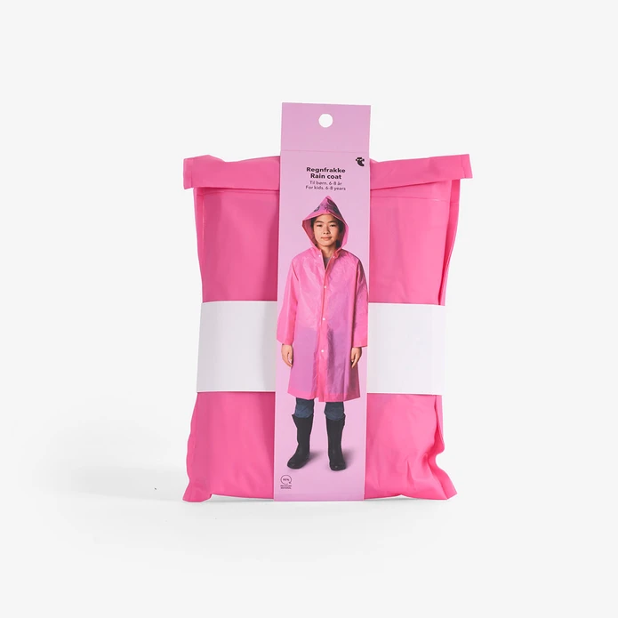 Flying Tiger Copenhagen Pembe Kedi Şeklinde Yağmurluk 6-8 Yaş
