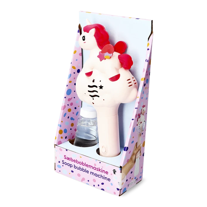 Flying Tiger Copenhagen Pembe Unicorn Detaylı Baloncuk Yapma Makinesi