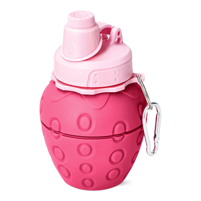 Flying Tiger Copenhagen Pembe Cupcake Şekilli Katlanabilir Silikon Matara