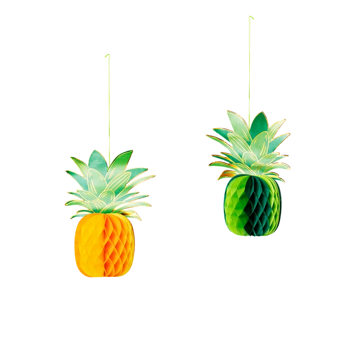 Flying Tiger Copenhagen 2'li Çok Renkli Ananas Şeklinde Parti Süsü