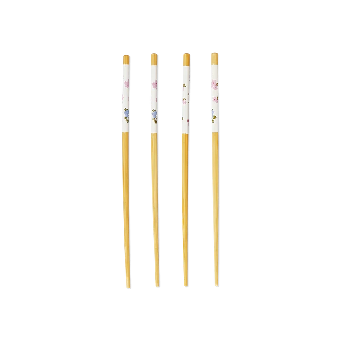 Flying Tiger Copenhagen 2'li Bahar Çiçekleri Desenli Bambu Chopstick
