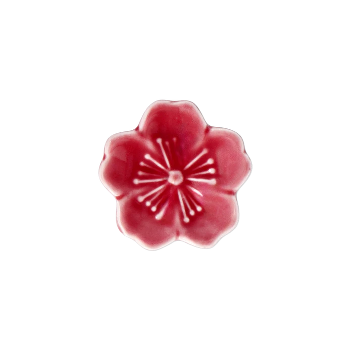 Flying Tiger Copenhagen Pembe Bahar Çiçeği Şeklinde Seramik Chopstick Tutucu
