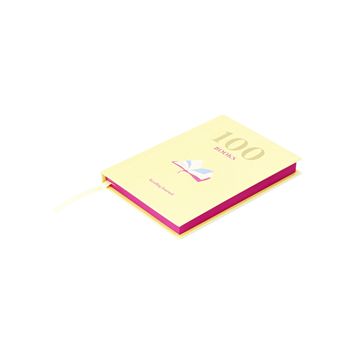 Flying Tiger Copenhagen Sarı 100 Kitap Okuma Günlüğü A6