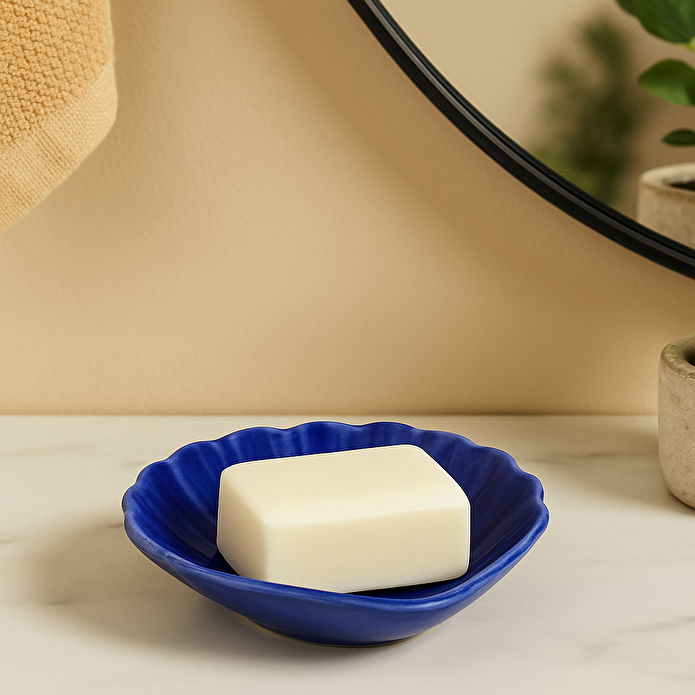 Flying Tiger Copenhagen Mavi Deniz Kabuğu Şeklinde Sabunluk