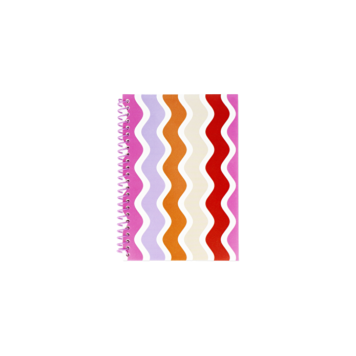 Flying Tiger Copenhagen Çok Renkli Plastik Kapaklı A5 Defter