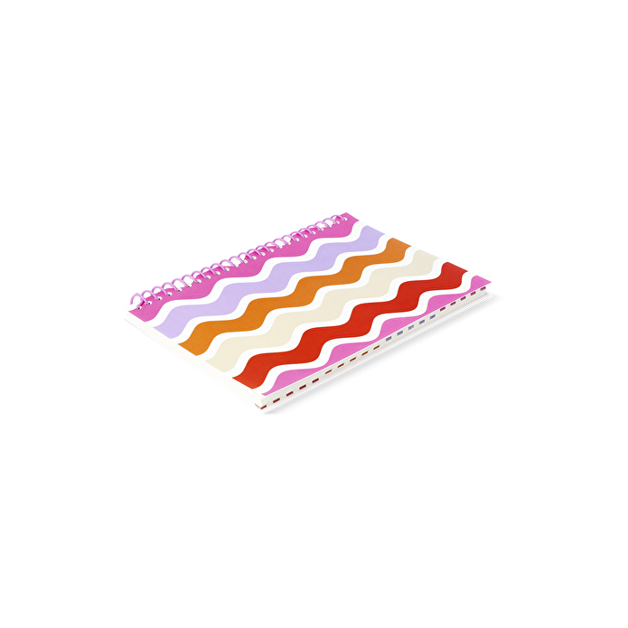 Flying Tiger Copenhagen Çok Renkli Plastik Kapaklı A5 Defter