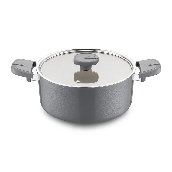 Jumbo Swiss Crystal Grey 7 Parça Tencere Seti