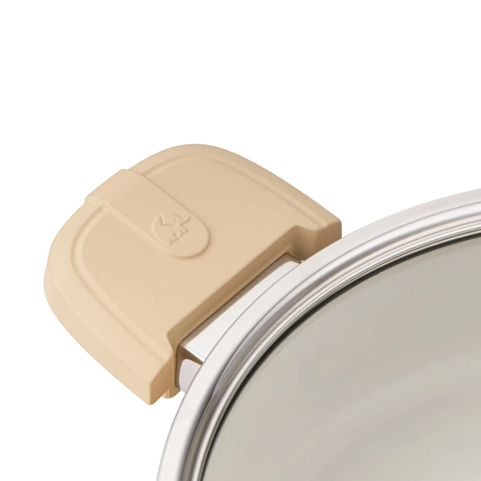 Jumbo Swiss Crystal Dark Cream 5 Parça İndüksiyon Tabanlı Tencere Seti