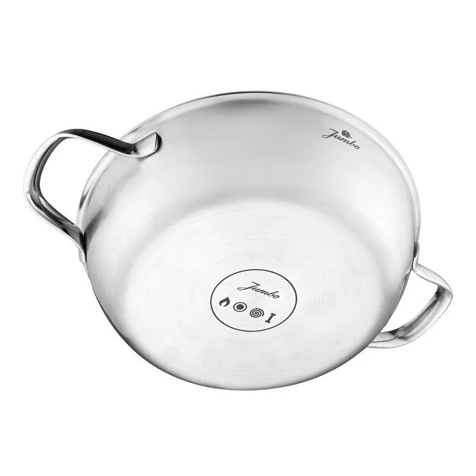 Jumbo Swiss Crystal Dark Cream İndüksiyon Tabanlı Tava 26 cm