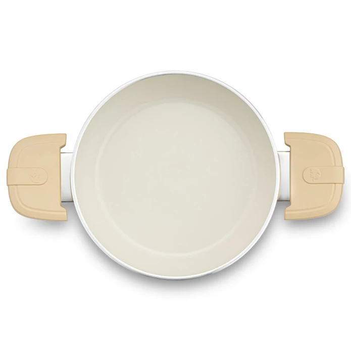 Jumbo Swiss Crystal Dark Cream İndüksiyon Tabanlı Sahan 20 cm