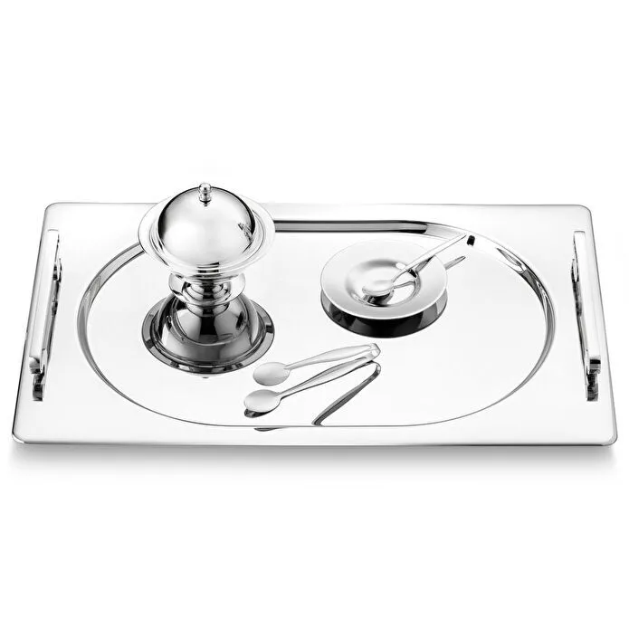 Jumbo New 9000 28 Parça Oval Çay Seti Çelik