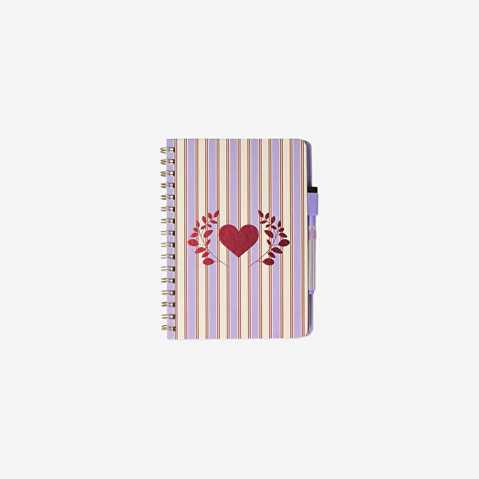 Flying Tiger Copenhagen Mor Spiralli A5 Defter