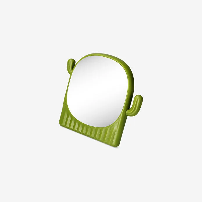 Flying Tiger Copenhagen Yeşil Kaktüs Şeklinde Makyaj Aynası