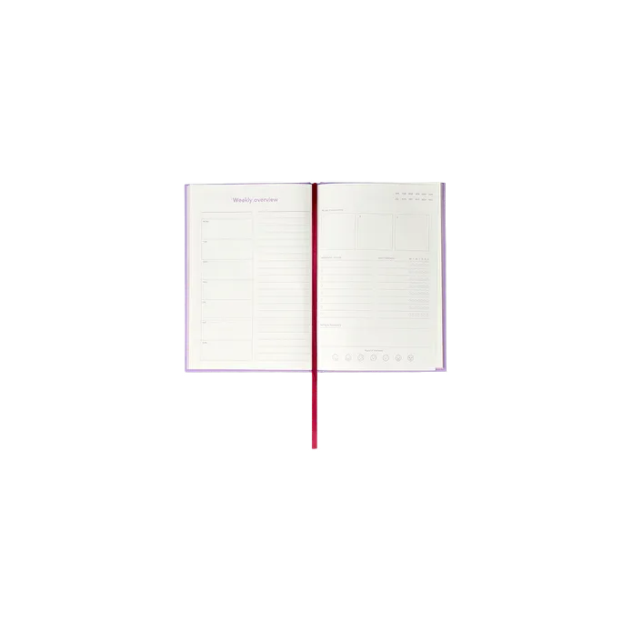 Flying Tiger Copenhagen Mor Haftalık Planlayıcı Defter