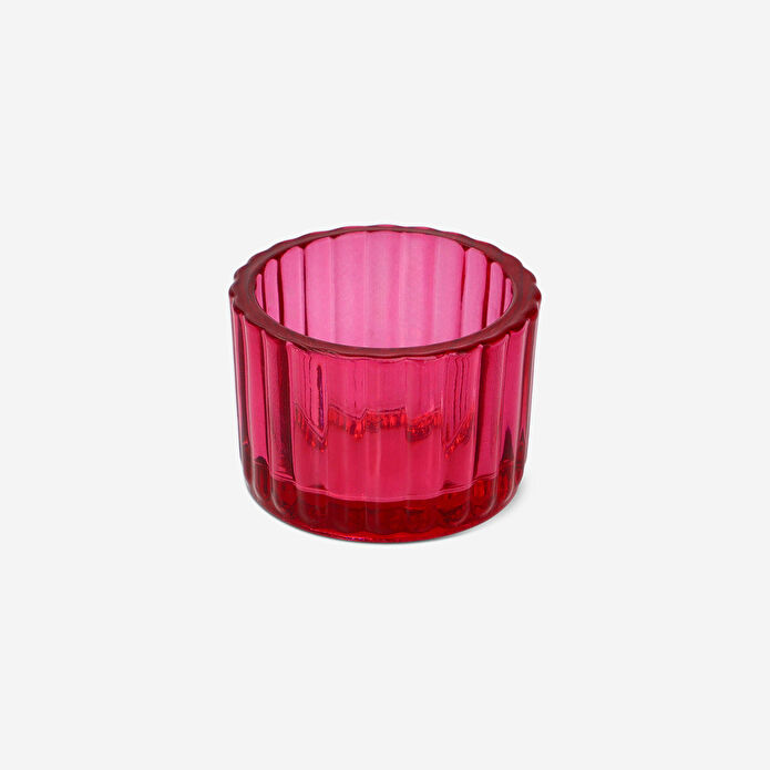 Flying Tiger Copenhagen Pembe Cam Tealight Mumluk