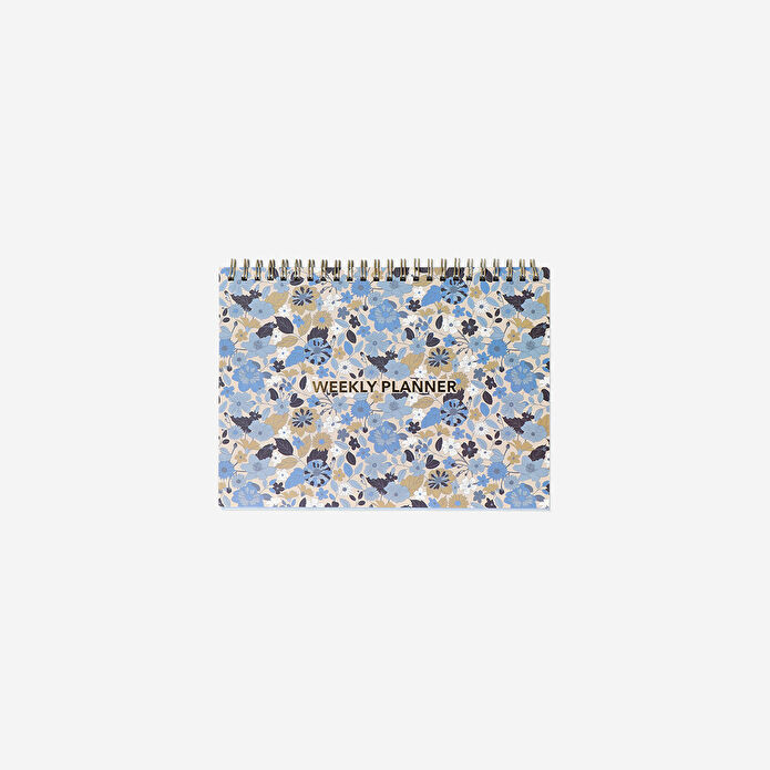 Flying Tiger Copenhagen Kır Çiçekleri Desenli Haftalık Masaüstü Planlayıcı