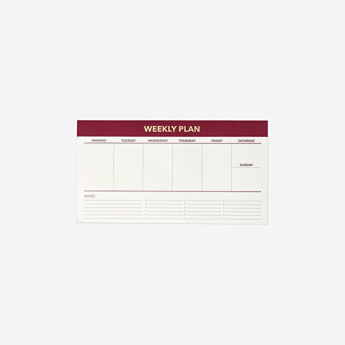 Flying Tiger Copenhagen Haftalık Masaüstü Planlayıcı Defter