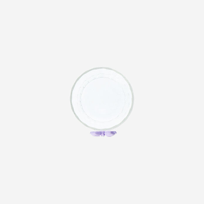 Flying Tiger Copenhagen Mor Fiyonk Detaylı Cam Bardak