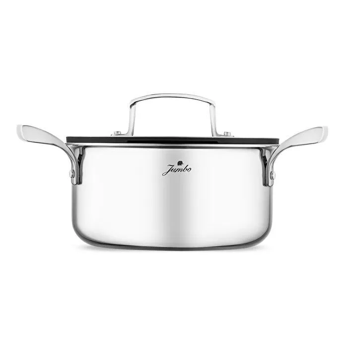 Jumbo New Baby Steel 6 Parça İndüksiyon Tabanlı Çelik Mini Set