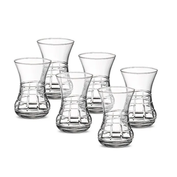 Jumbo Classy 6'lı Çay Bardağı