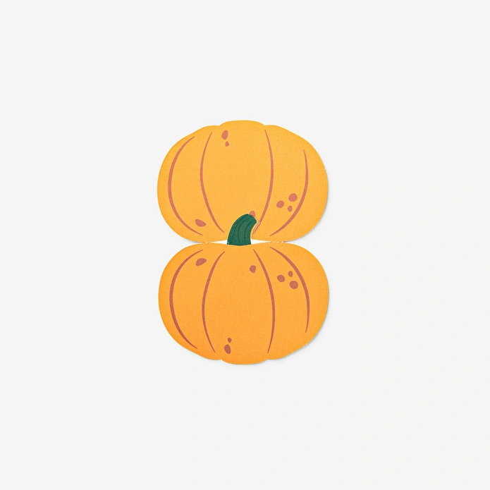 Flying Tiger Copenhagen Balkabağı Şeklinde 6'lı İsimlik