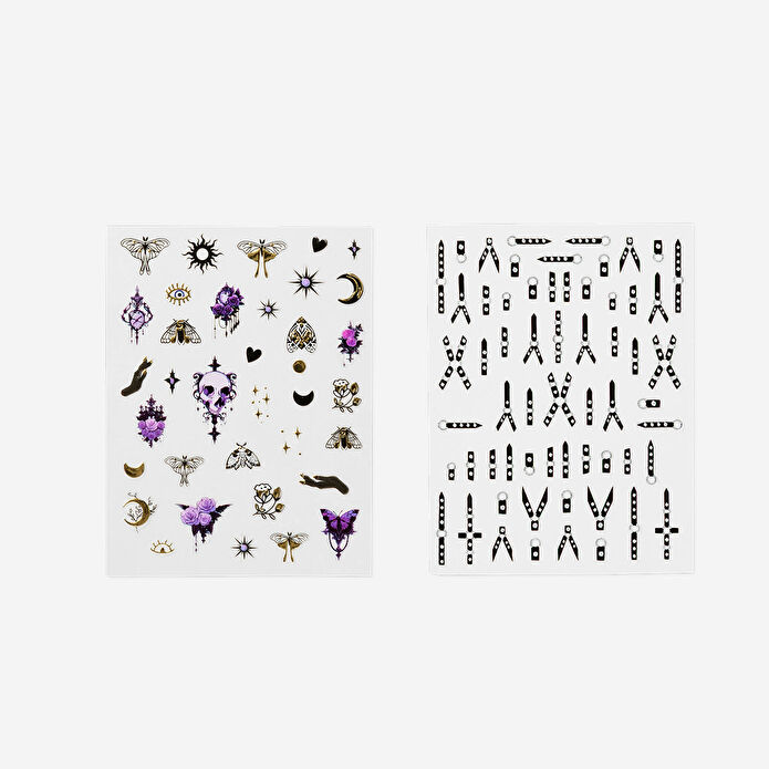 Flying Tiger Copenhagen Gotik Temalı Tırnak Sticker Seti