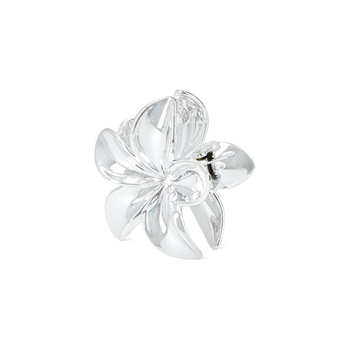 Flying Tiger Copenhagen Gümüş Çiçek Şeklinde Kıskaçlı Toka