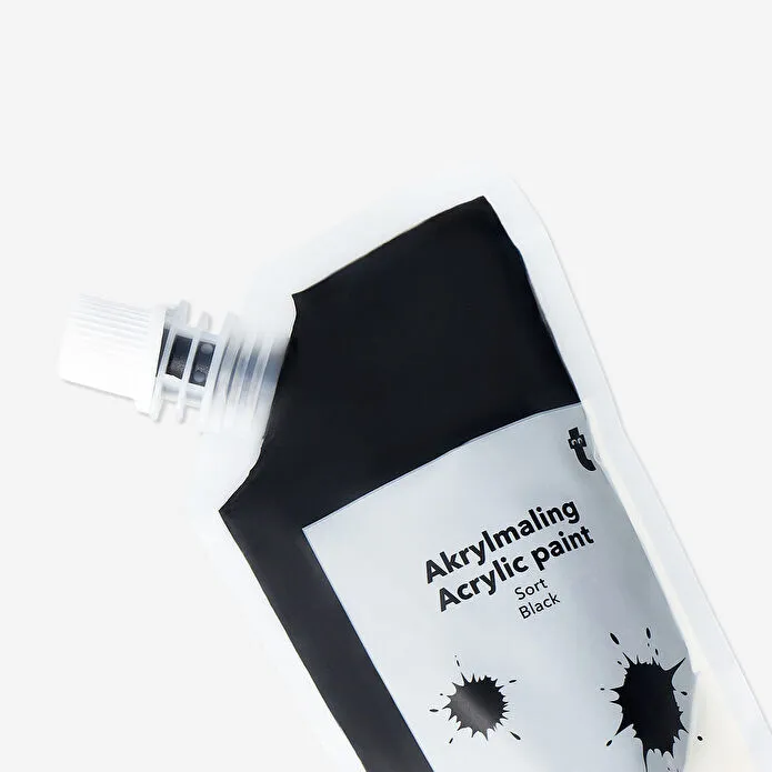 Flying Tiger Copenhagen Siyah Akrilik Boya 80 ml