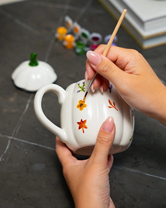 Flying Tiger Copenhagen Kendin Yap Balkabağı Kupa Boyama Kiti